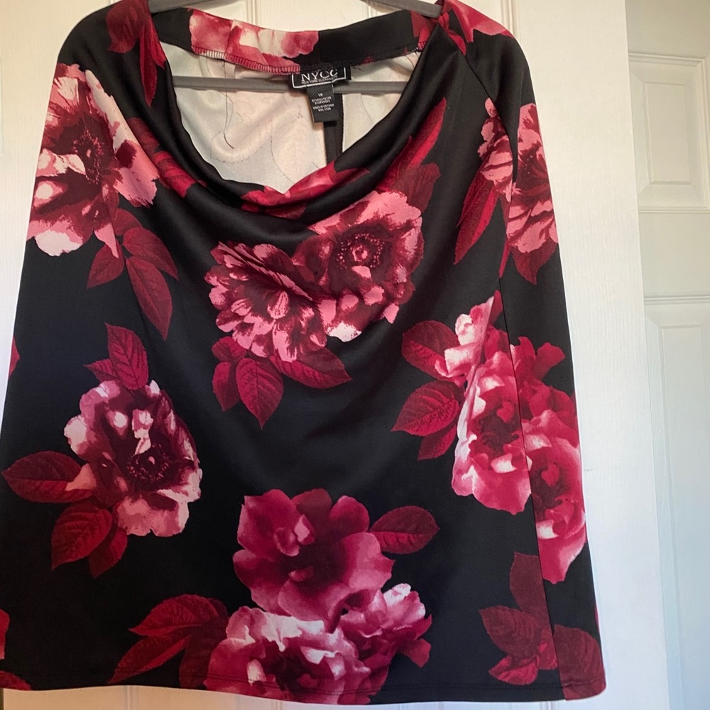 Flower Print Skirt
